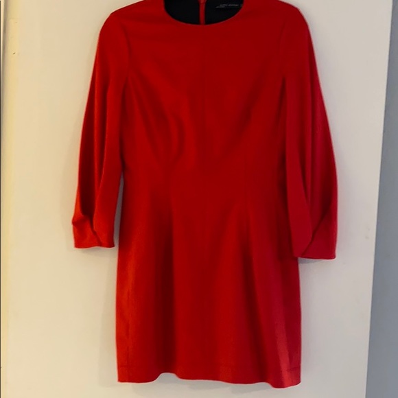 Red long sleeve dress - Picture 4 of 6
